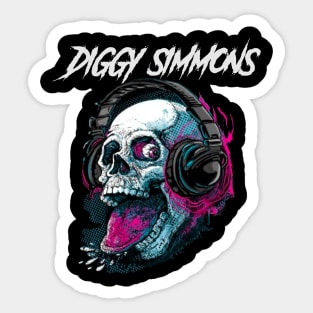 DIGGY SIMMONS BAND Sticker